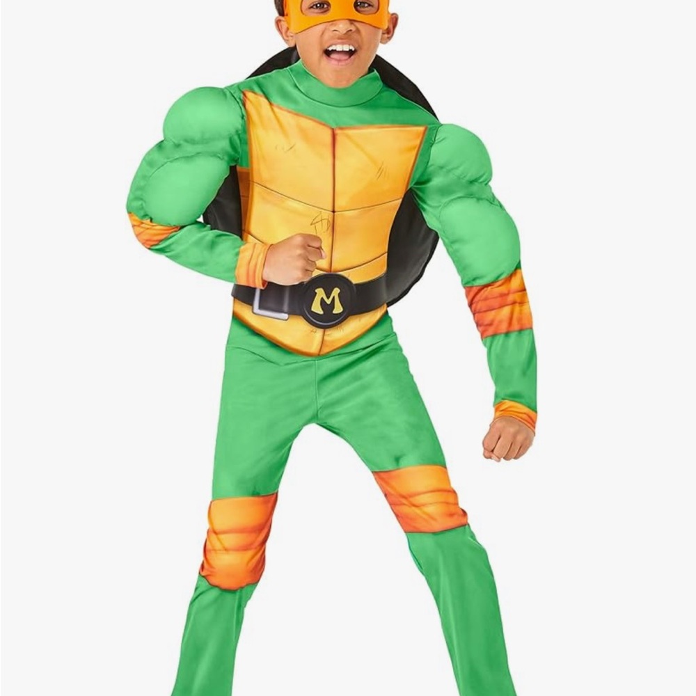 Kids Ninja Turtle Costume - Michelangelo
